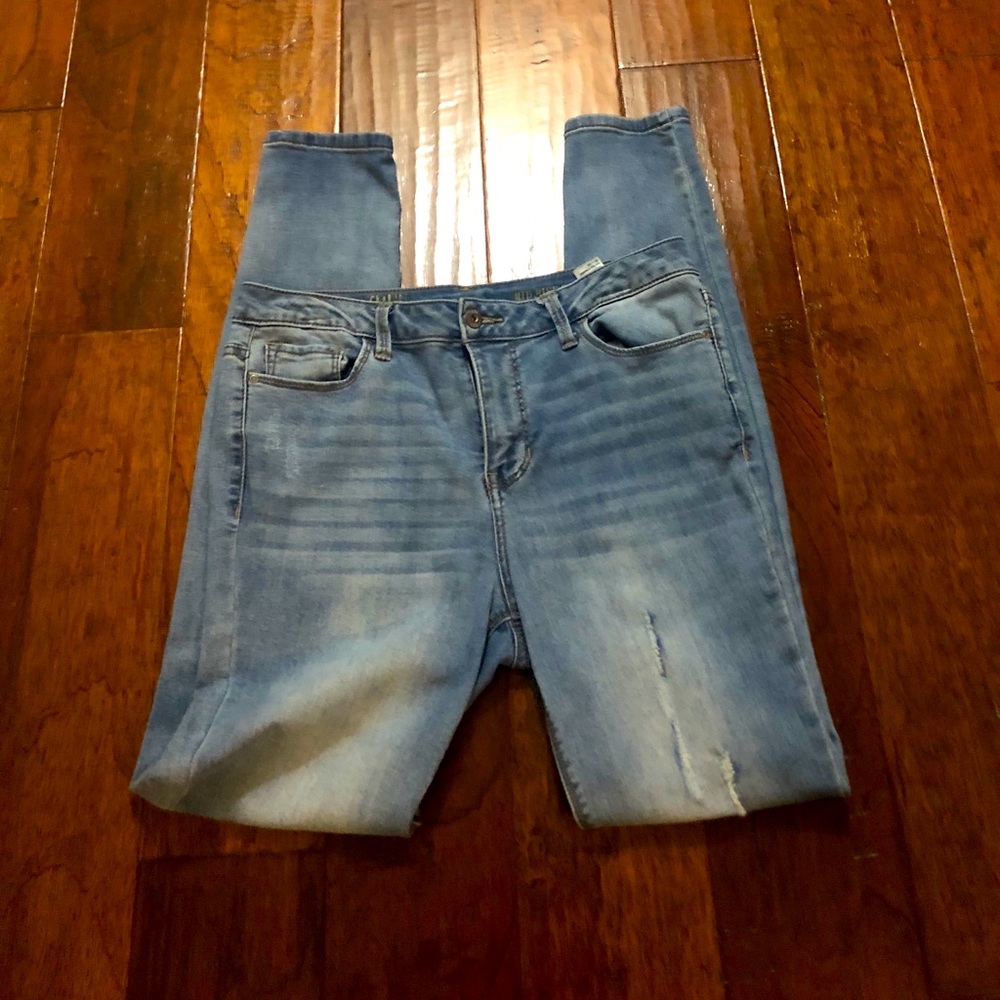 TRUE CRAFT MID RISE SKINNY JEANS